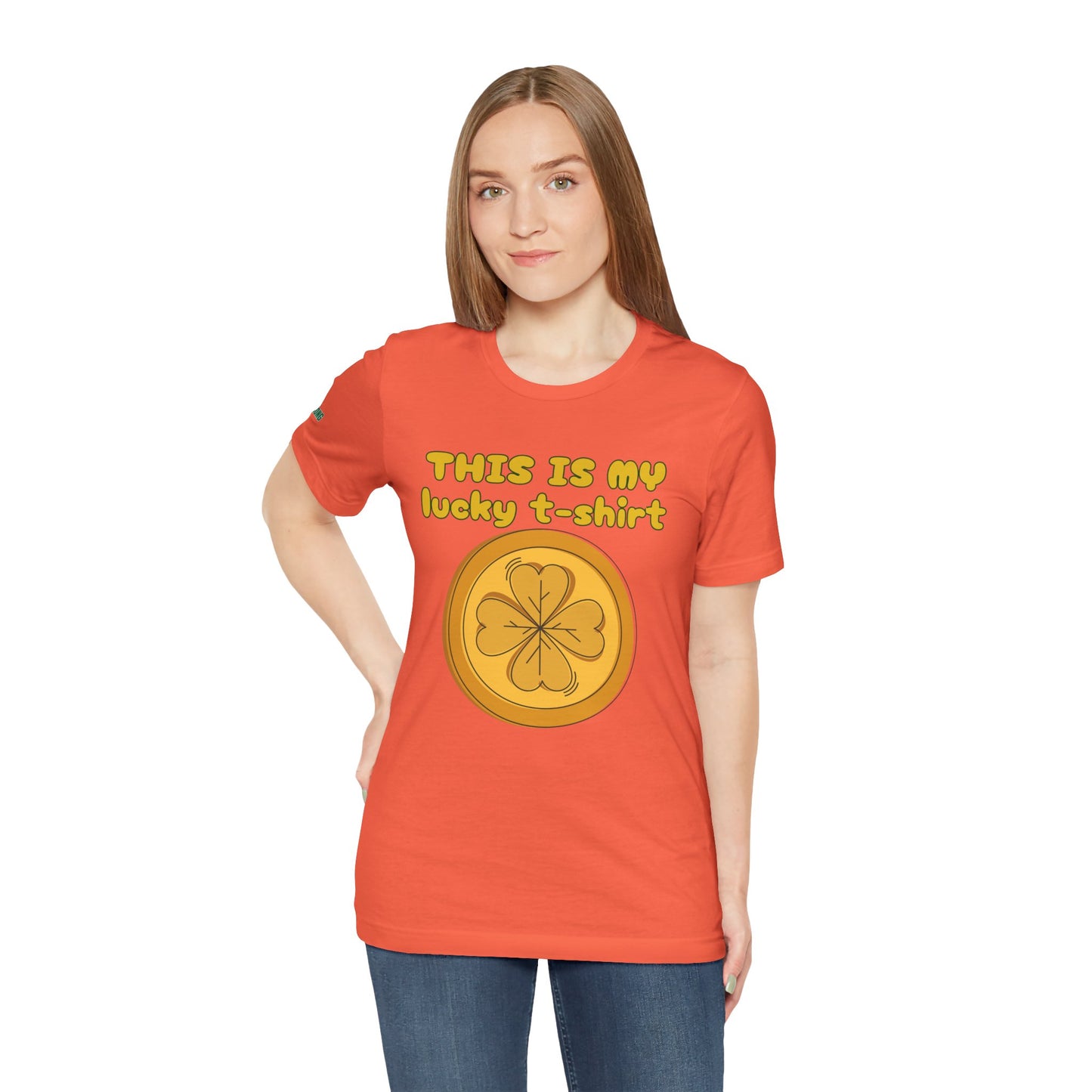 This Is My Lucky T-Shirt – St. Patrick’s Day Gold Coin Tee