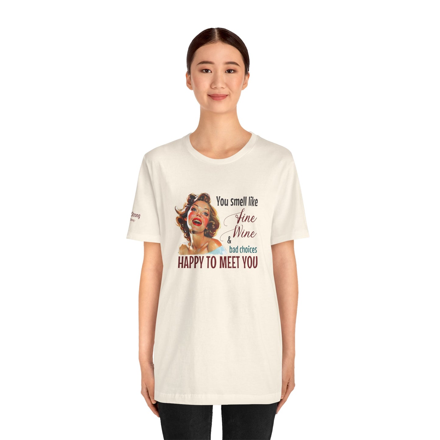 Vintage Glam – Fine Wine & Bad Choices Tee