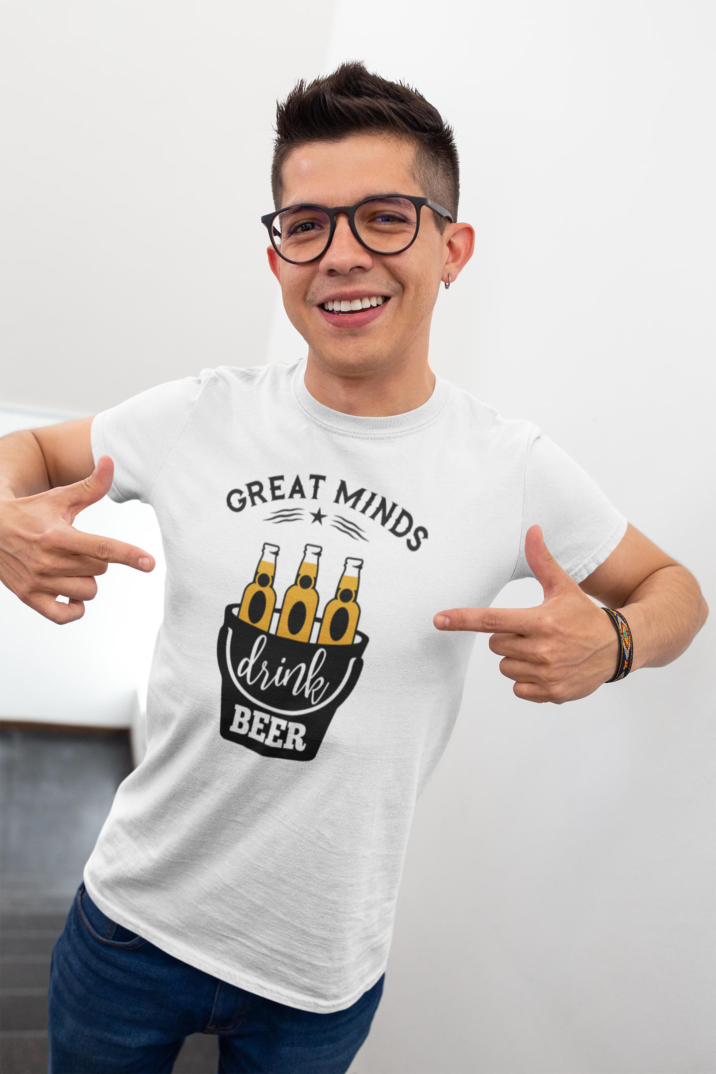 Great Minds Drink Beer T-Shirt