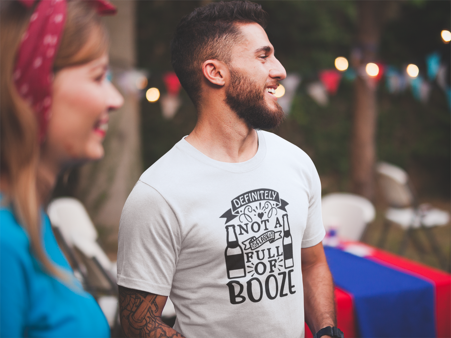 Definitely Not a Flask Full of Booze T-Shirt