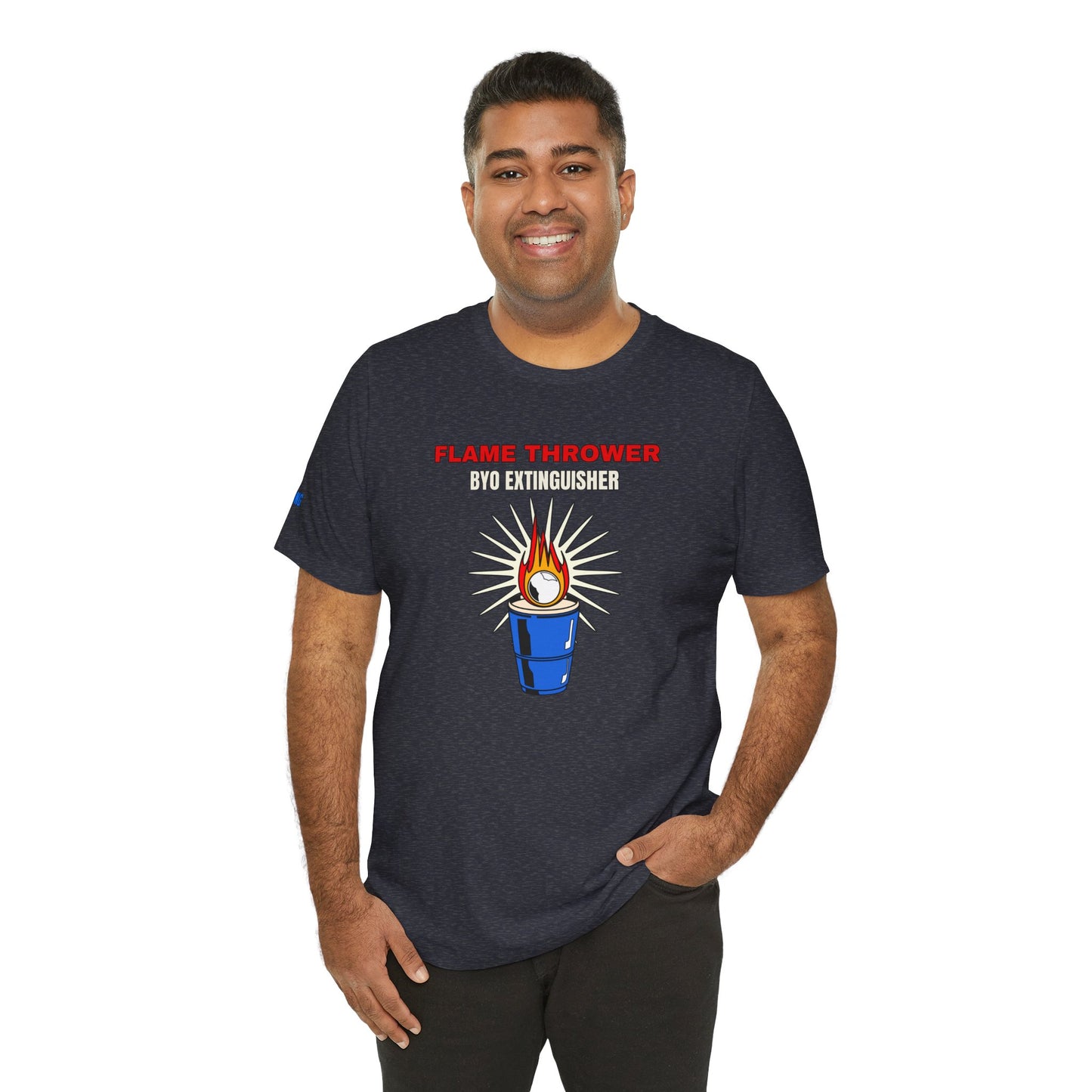Flame Thrower β BYO Extinguisher Beer Pong Shirt