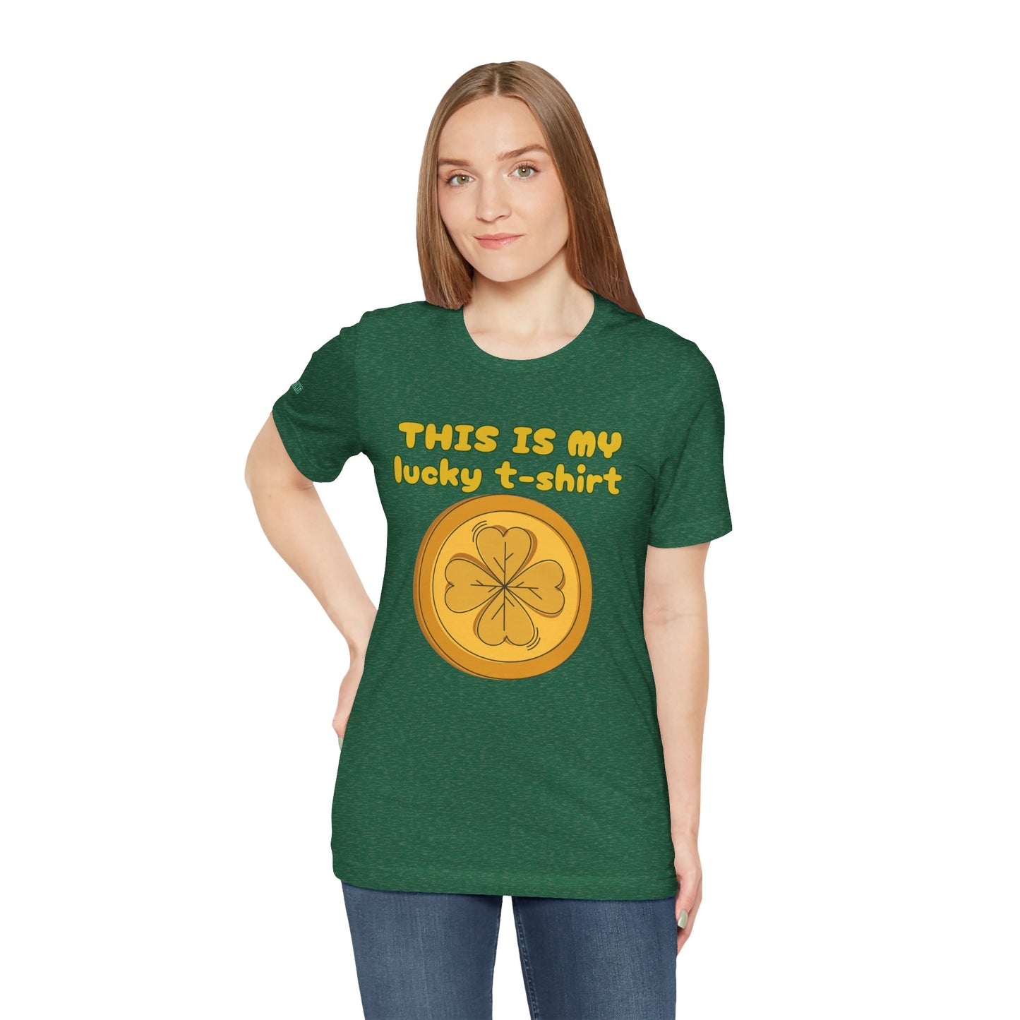 This Is My Lucky T-Shirt – St. Patrick’s Day Gold Coin Tee