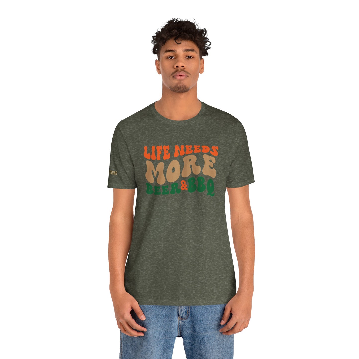 Life Needs More Beer & BBQ T-Shirt – Summer Grillin’ & Chillin’ Tee