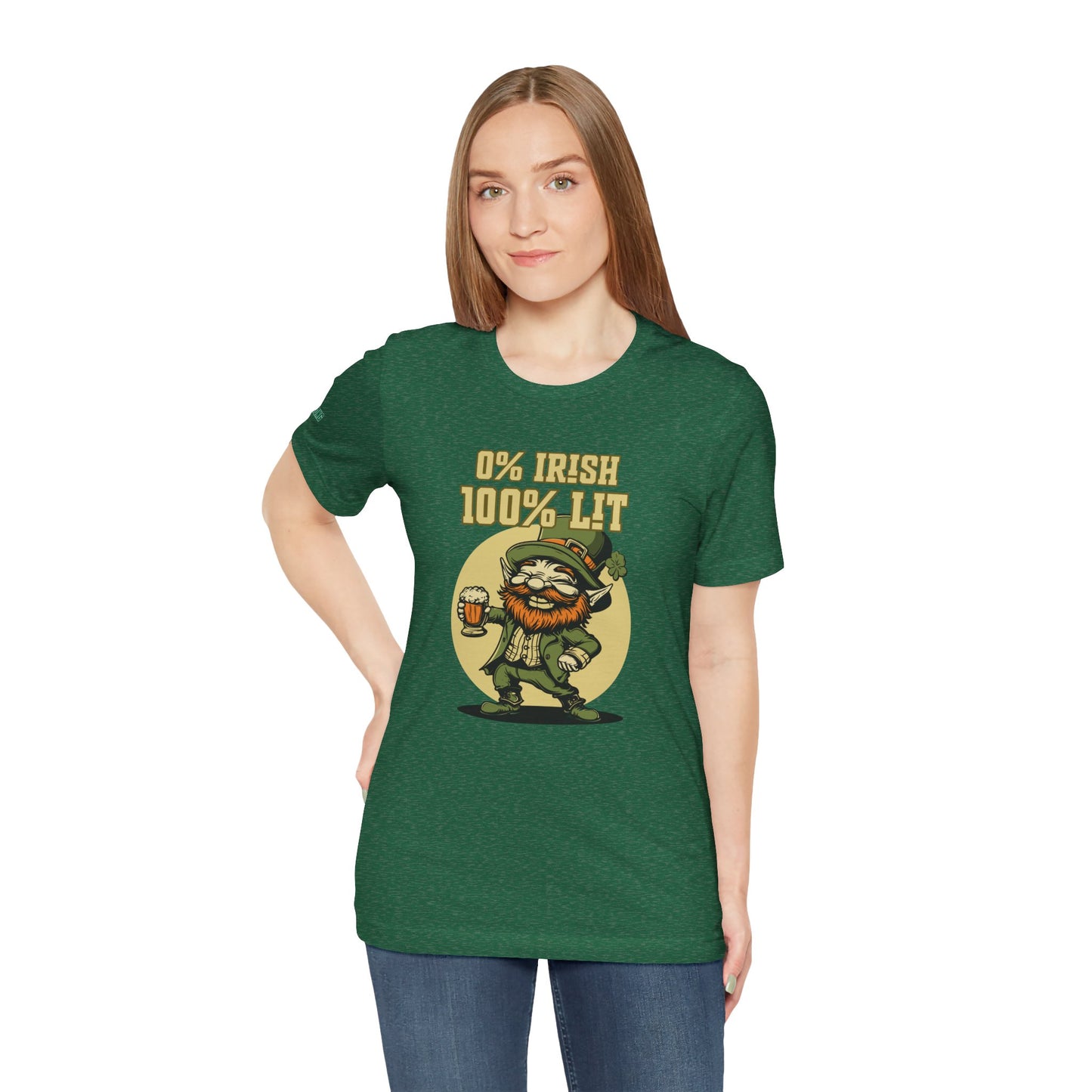 0% Irish, 100% Lit – St. Patrick’s Day Party Tee