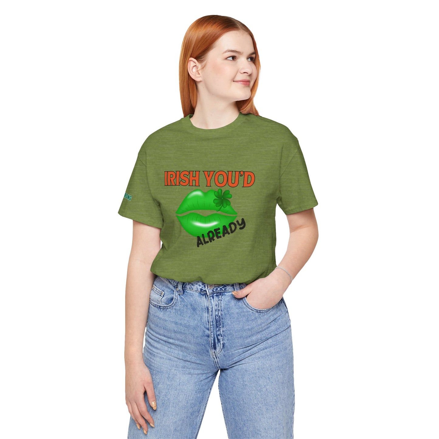 Irish You’d Kiss Me Already – St. Patrick’s Day Lips T-Shirt