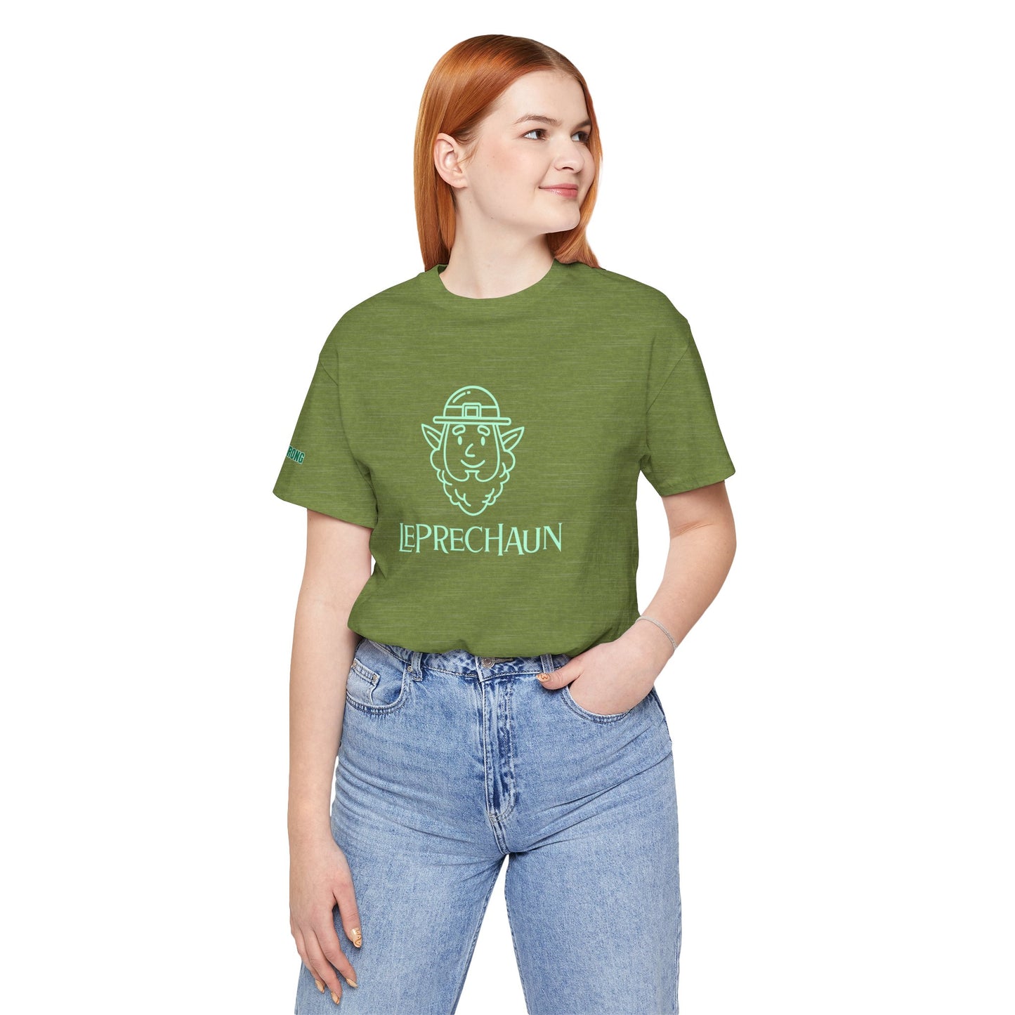 Leprechaun Outline Tee – Subtle Luck, Maximum Style