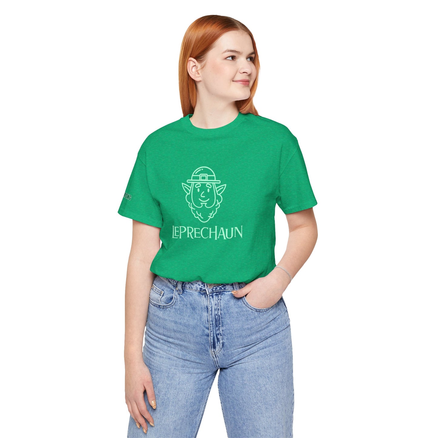 Leprechaun Outline Tee – Subtle Luck, Maximum Style