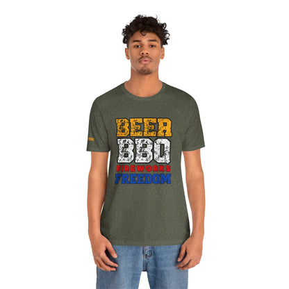 Beer, BBQ, Fireworks & Freedom T-Shirt