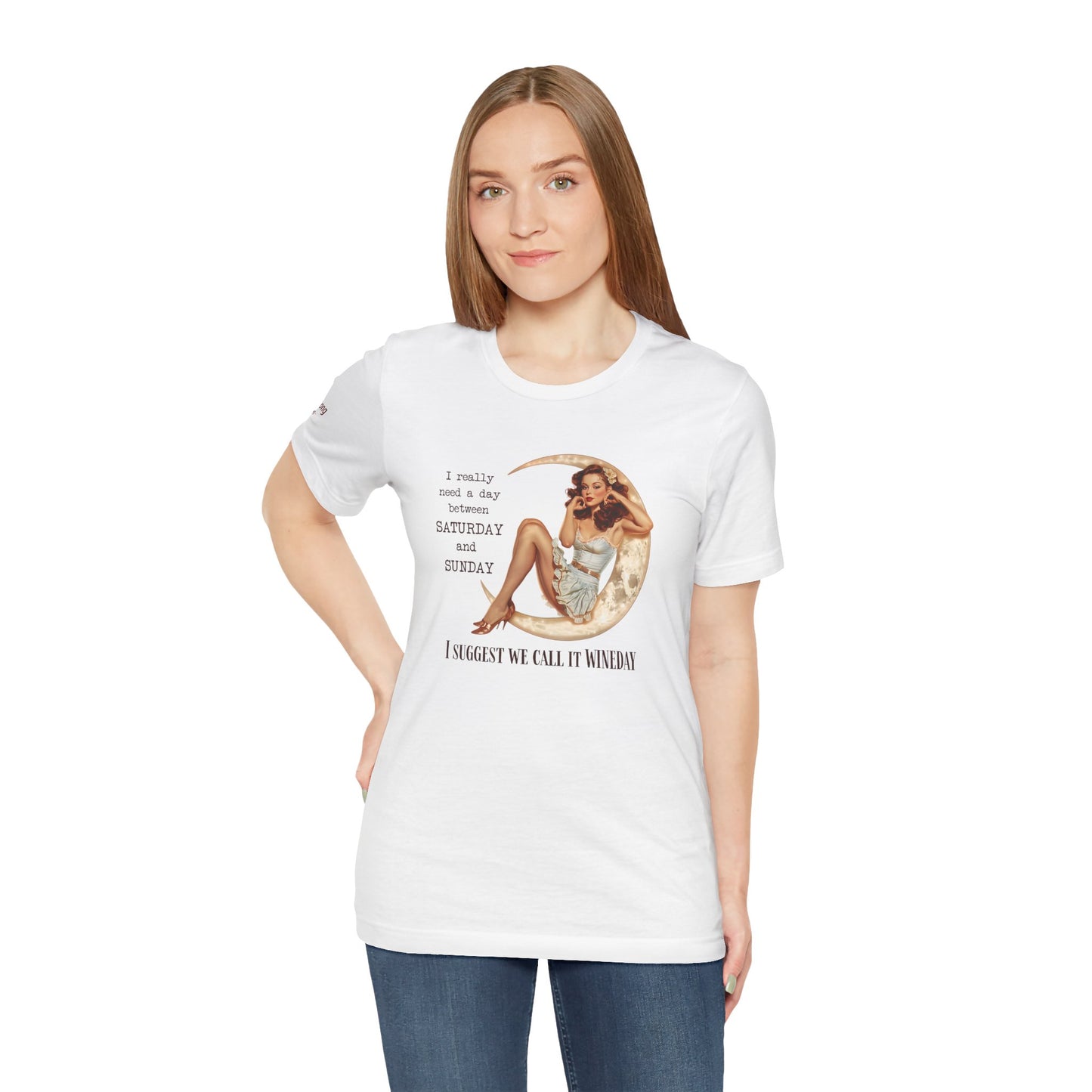Vintage Glam - Call It Wineday Tee