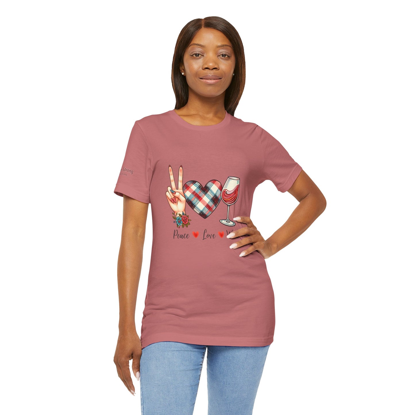 Peace, Love, Wine T-Shirt