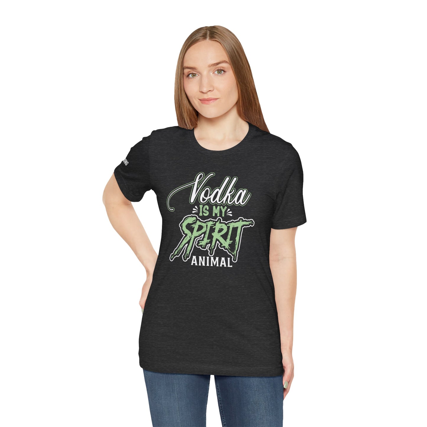 Vodka Is My Spirit Animal – Funny Drinking T-Shirt