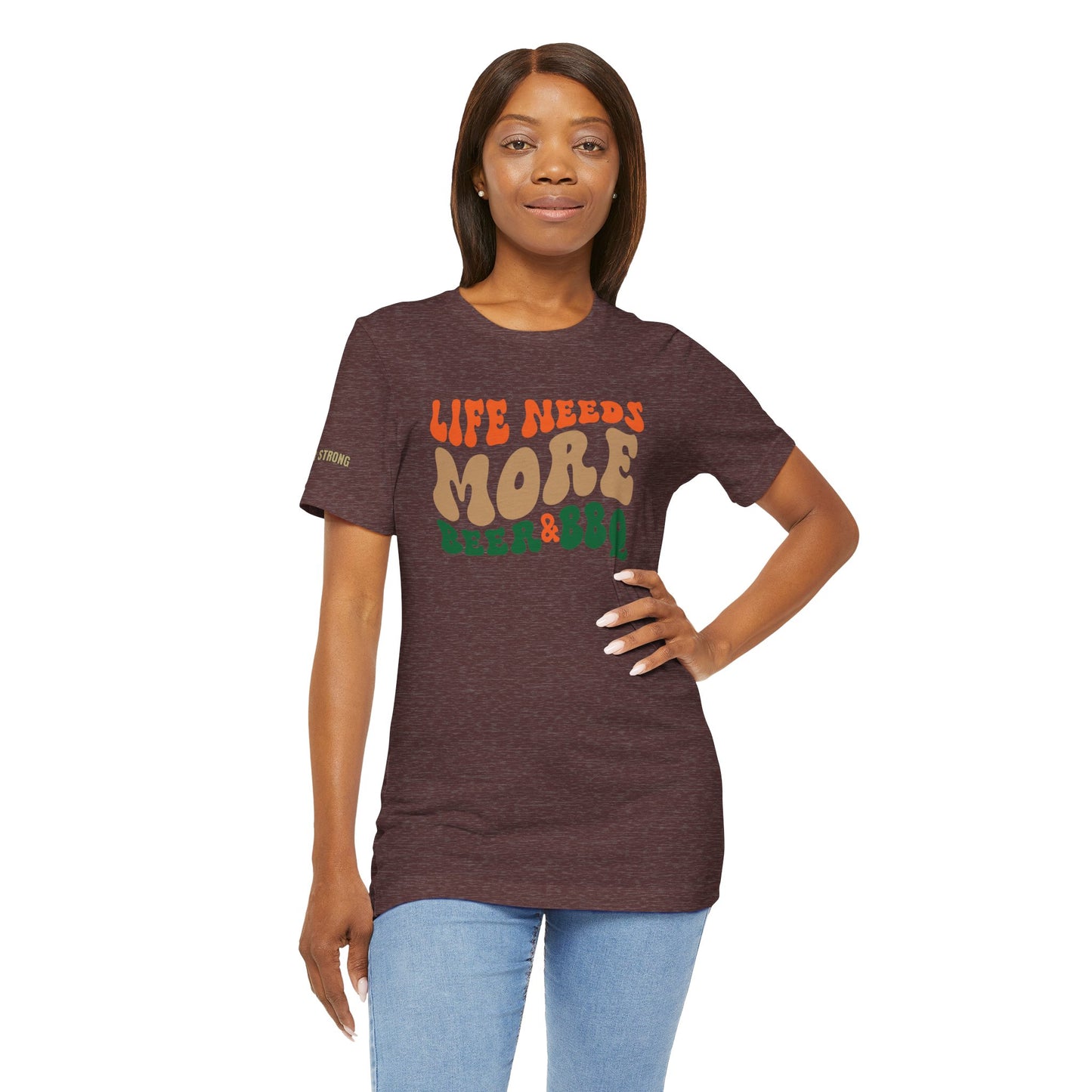 Life Needs More Beer & BBQ T-Shirt – Summer Grillin’ & Chillin’ Tee