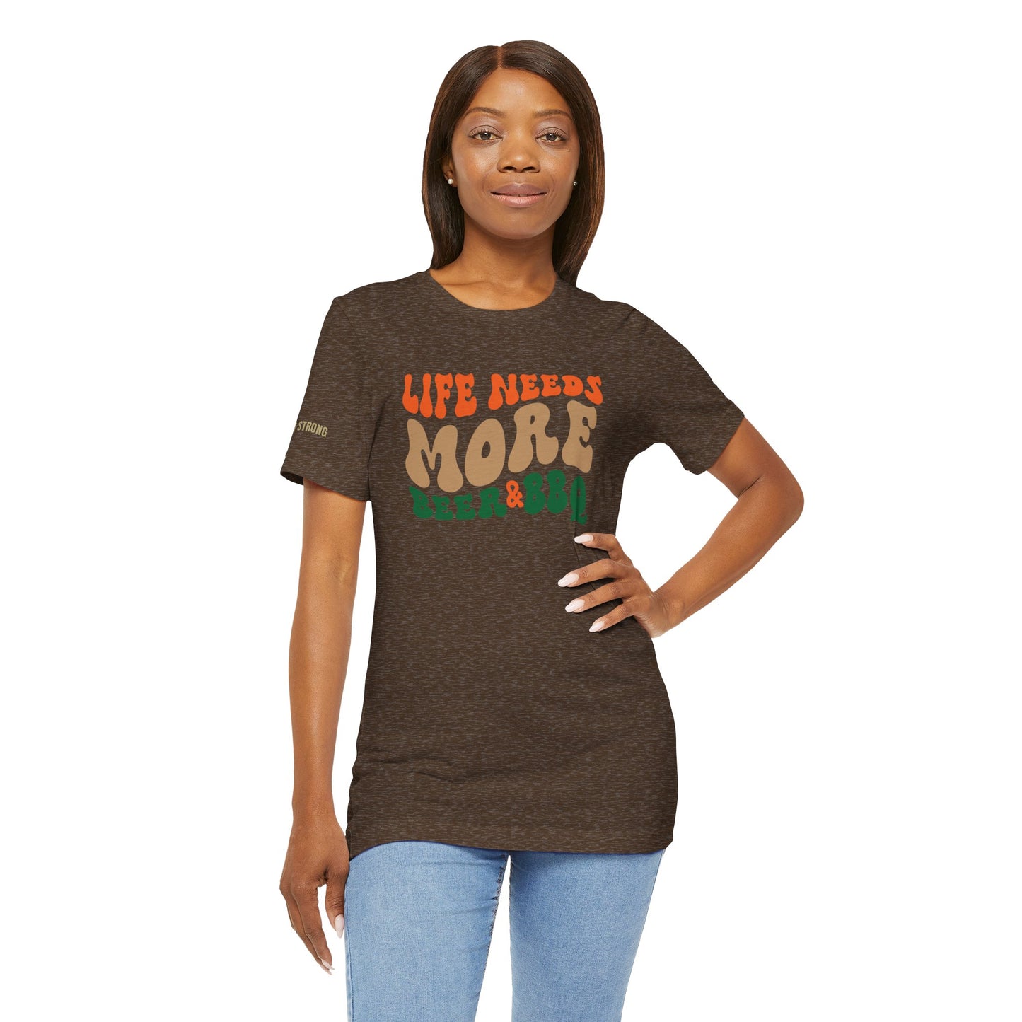 Life Needs More Beer & BBQ T-Shirt – Summer Grillin’ & Chillin’ Tee
