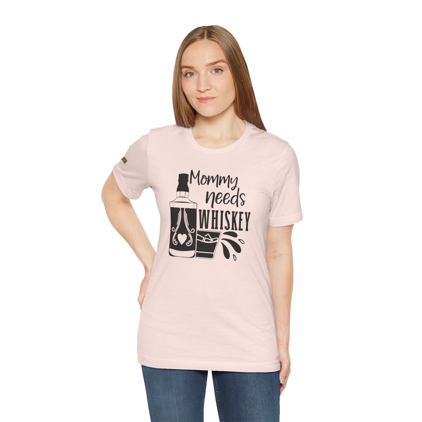 Mommy Needs Whiskey Funny Drinking T-Shirt