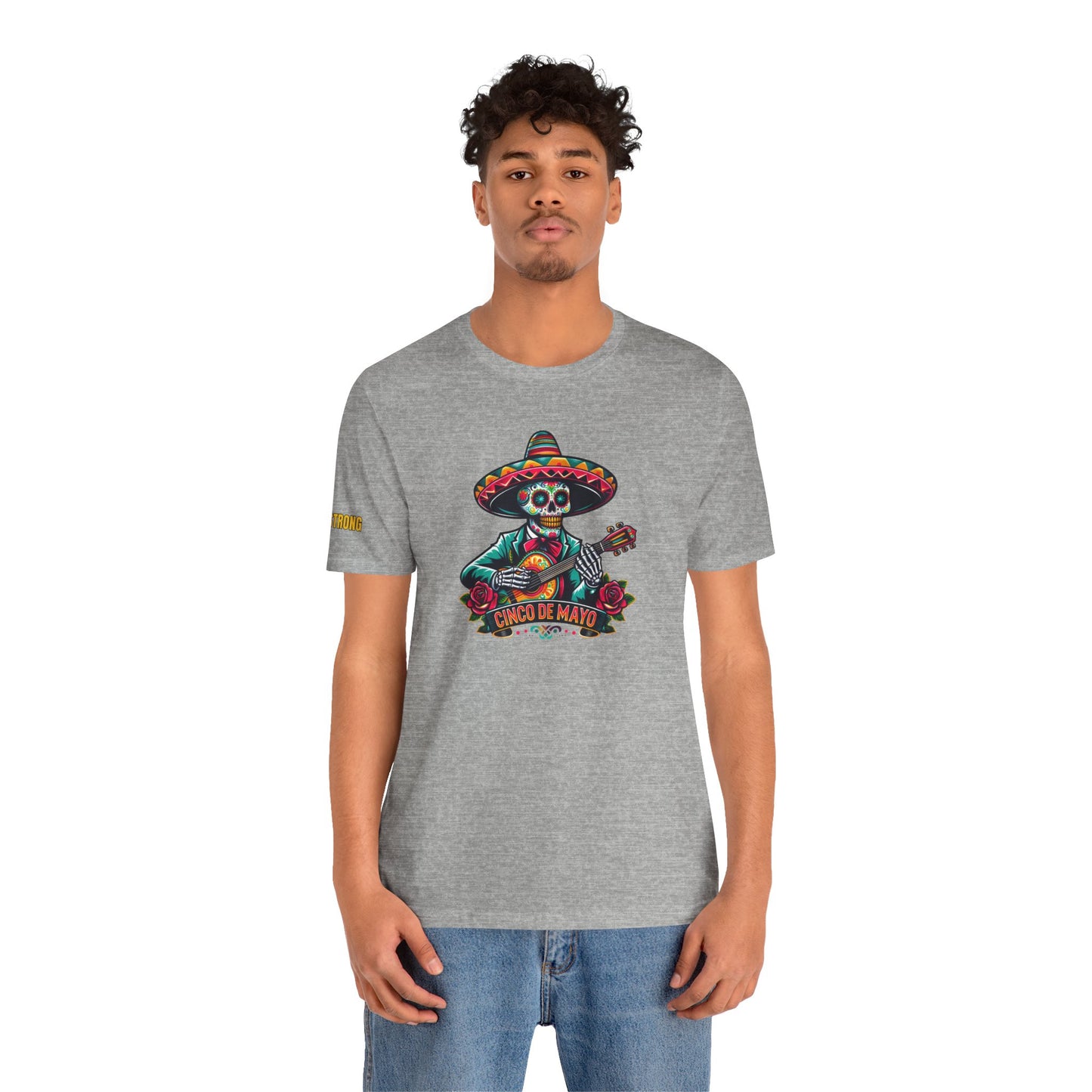 Mariachi Macabre – Cinco de Mayo Skeleton Guitar Tee