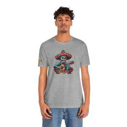 Mariachi Macabre – Cinco de Mayo Skeleton Guitar Tee