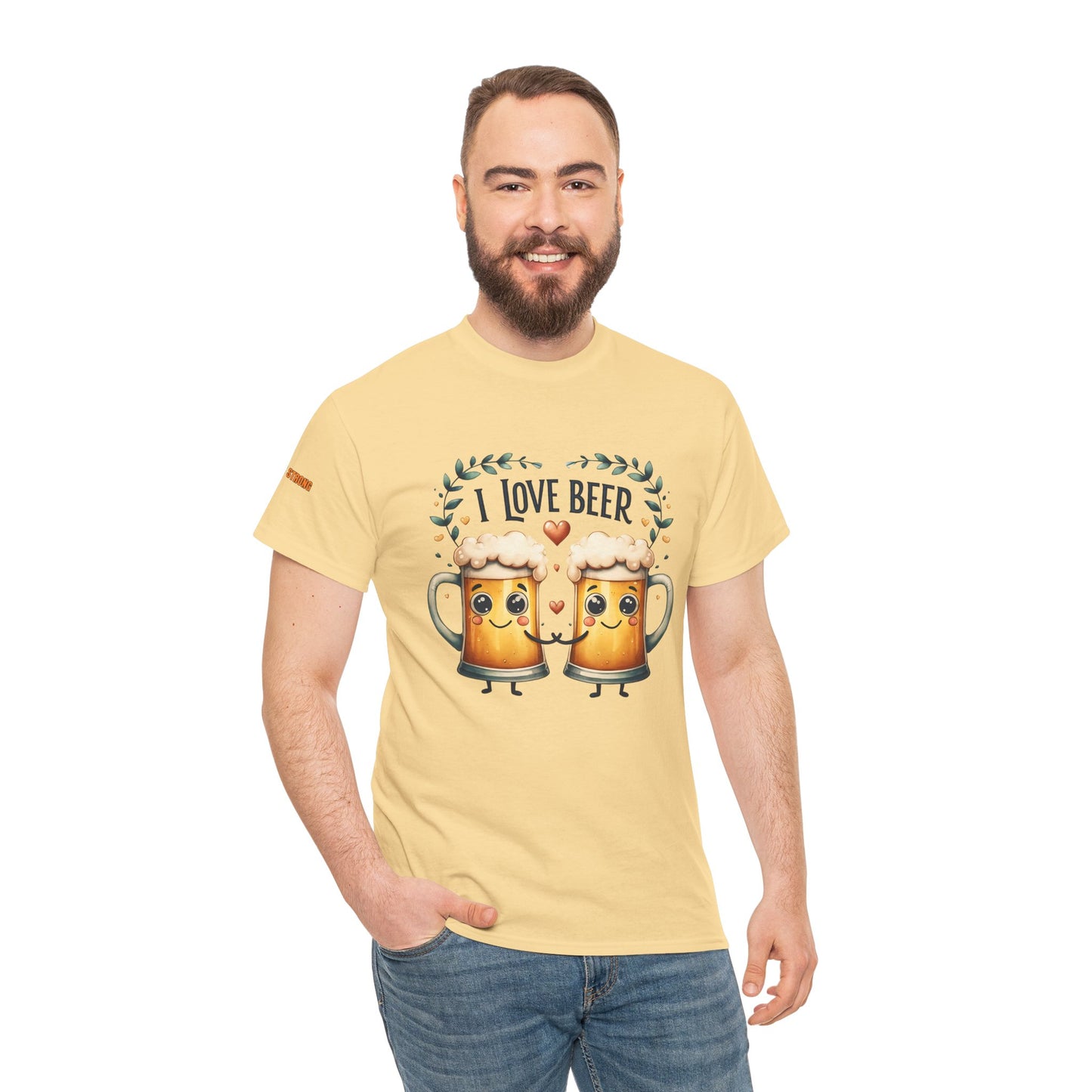 I Love Beer in All My Heart T-Shirt