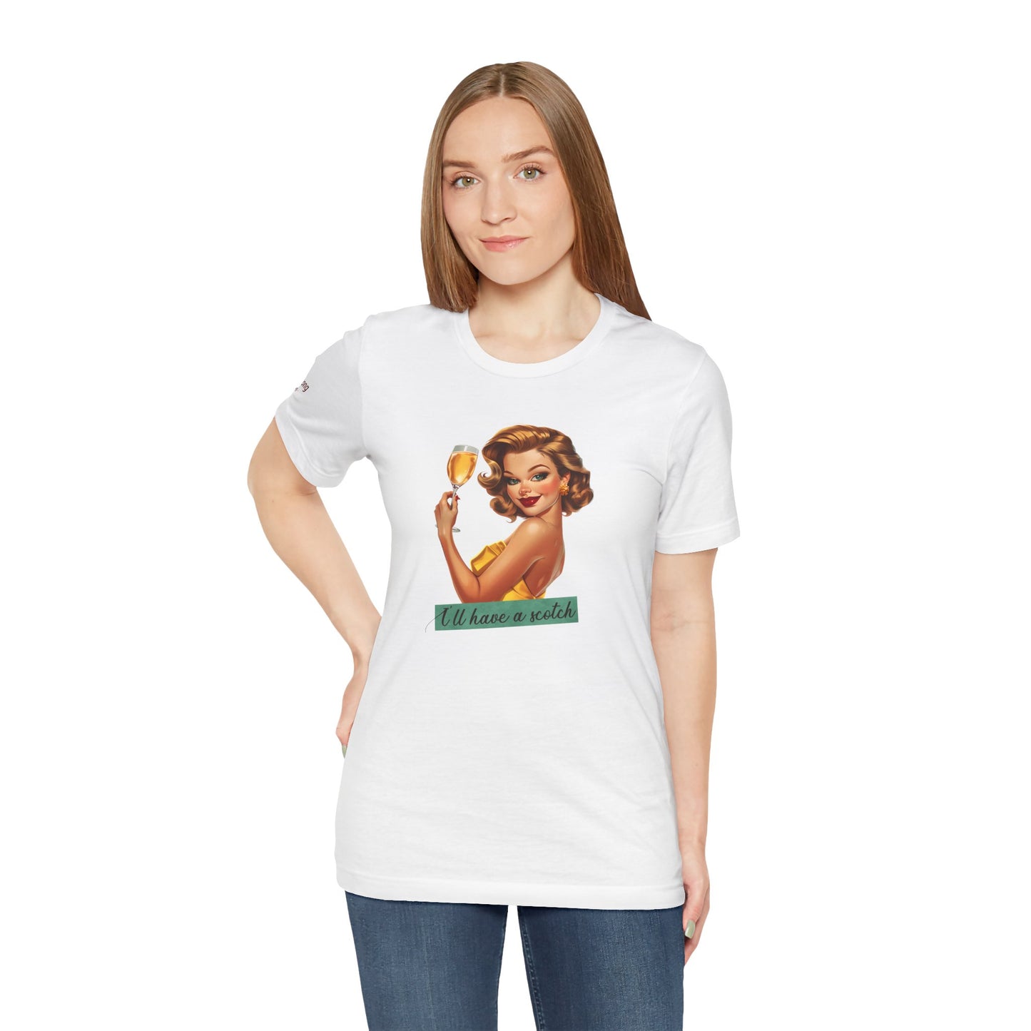 Vintage Glam Classy & Bold – I'll Have a Scotch Tee