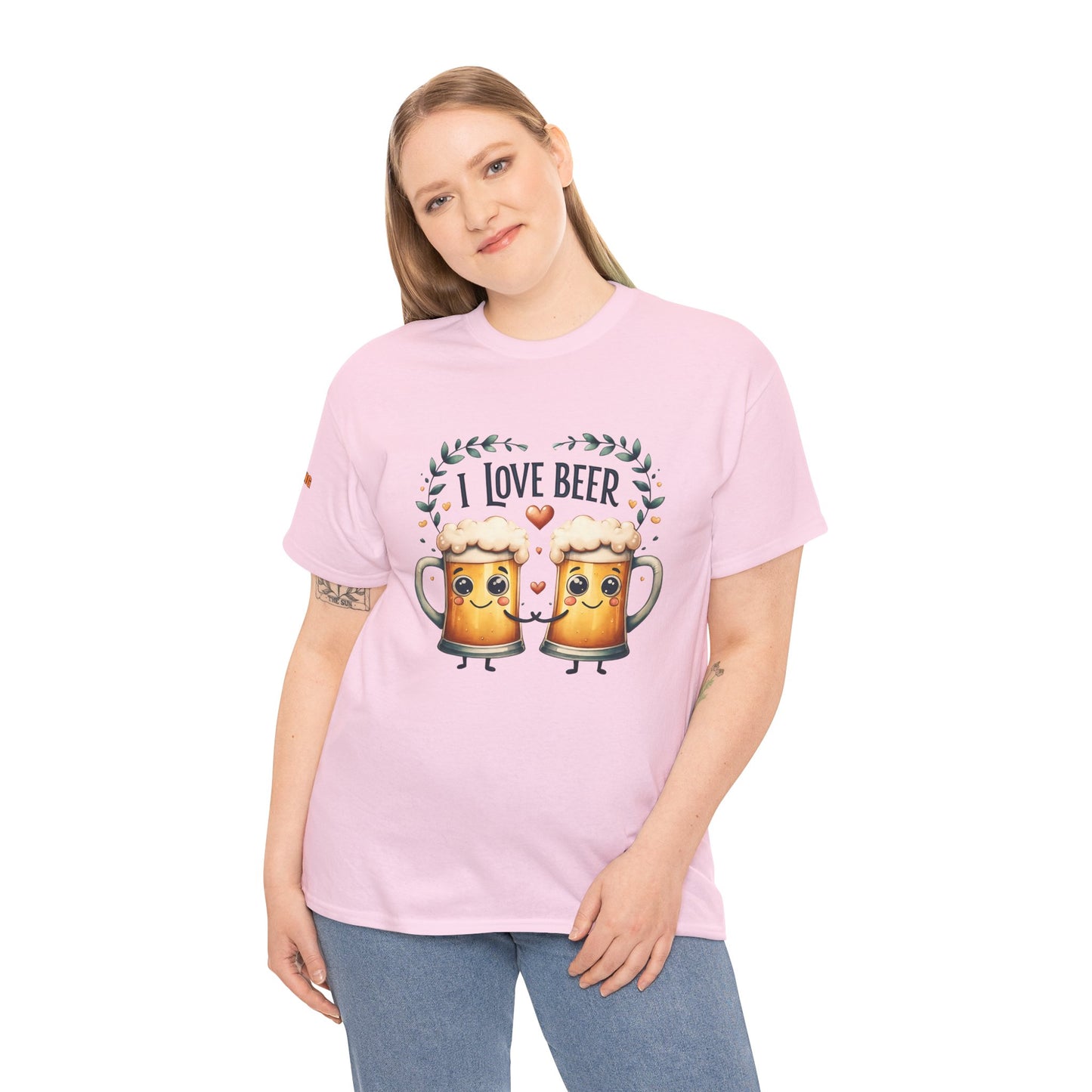 I Love Beer in All My Heart T-Shirt