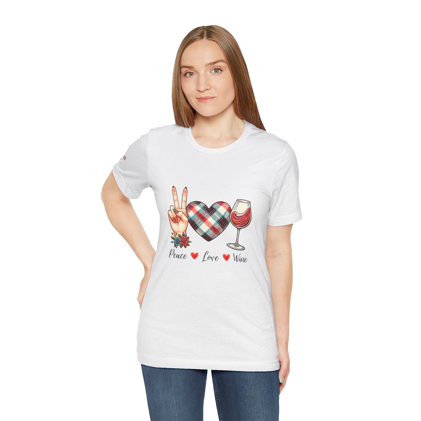 Peace, Love, Wine T-Shirt