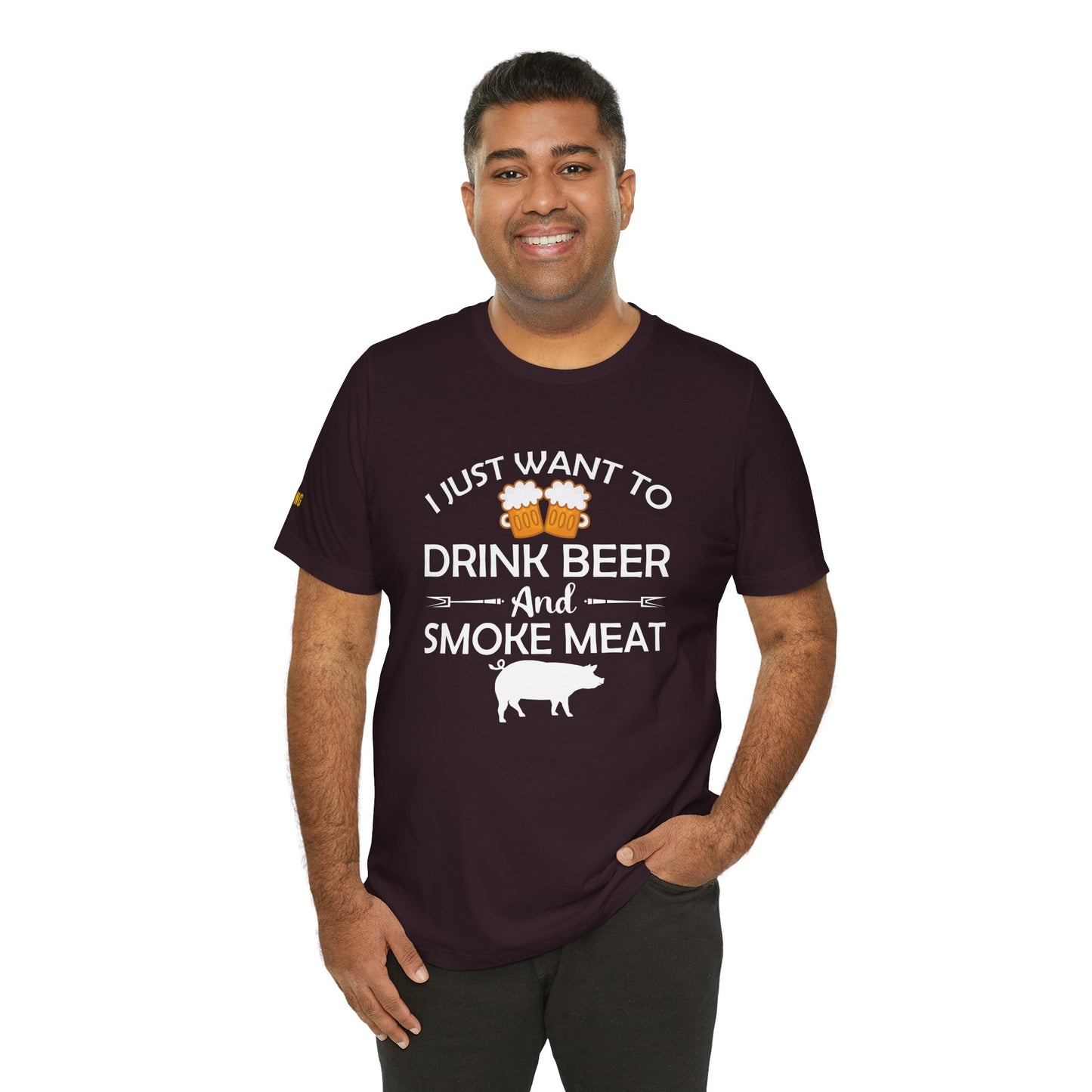 Drink Beer & Smoke Meat T-Shirt – The Ultimate Pitmaster’s Uniform