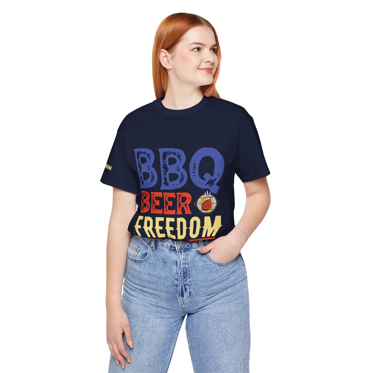 BBQ, Beer & Freedom – The True American Essentials T-Shirt