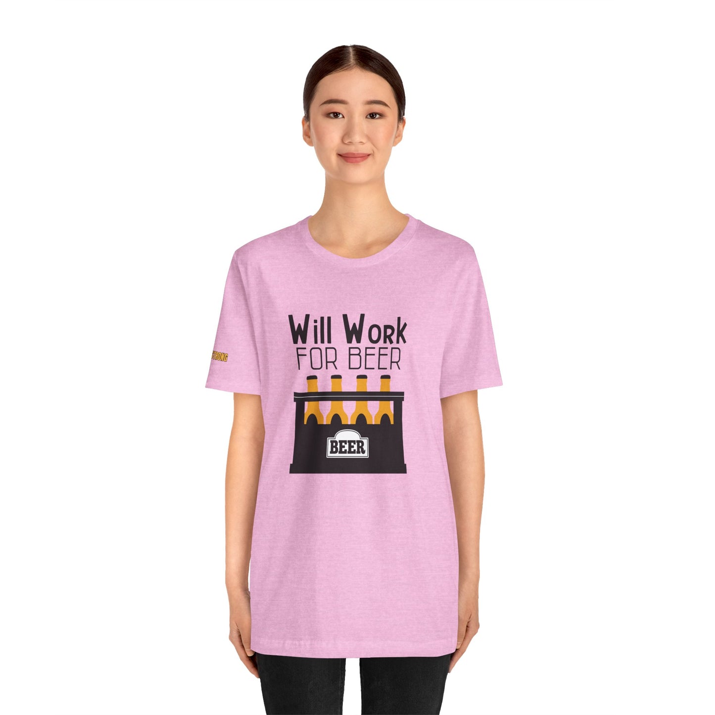 Will Work for Beer – The Official Uniform of Hardworking Beer Lovers T-Shirt