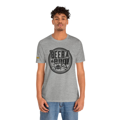 Beer & BBQ Round Logo T-Shirt – Grill, Chill, Repeat