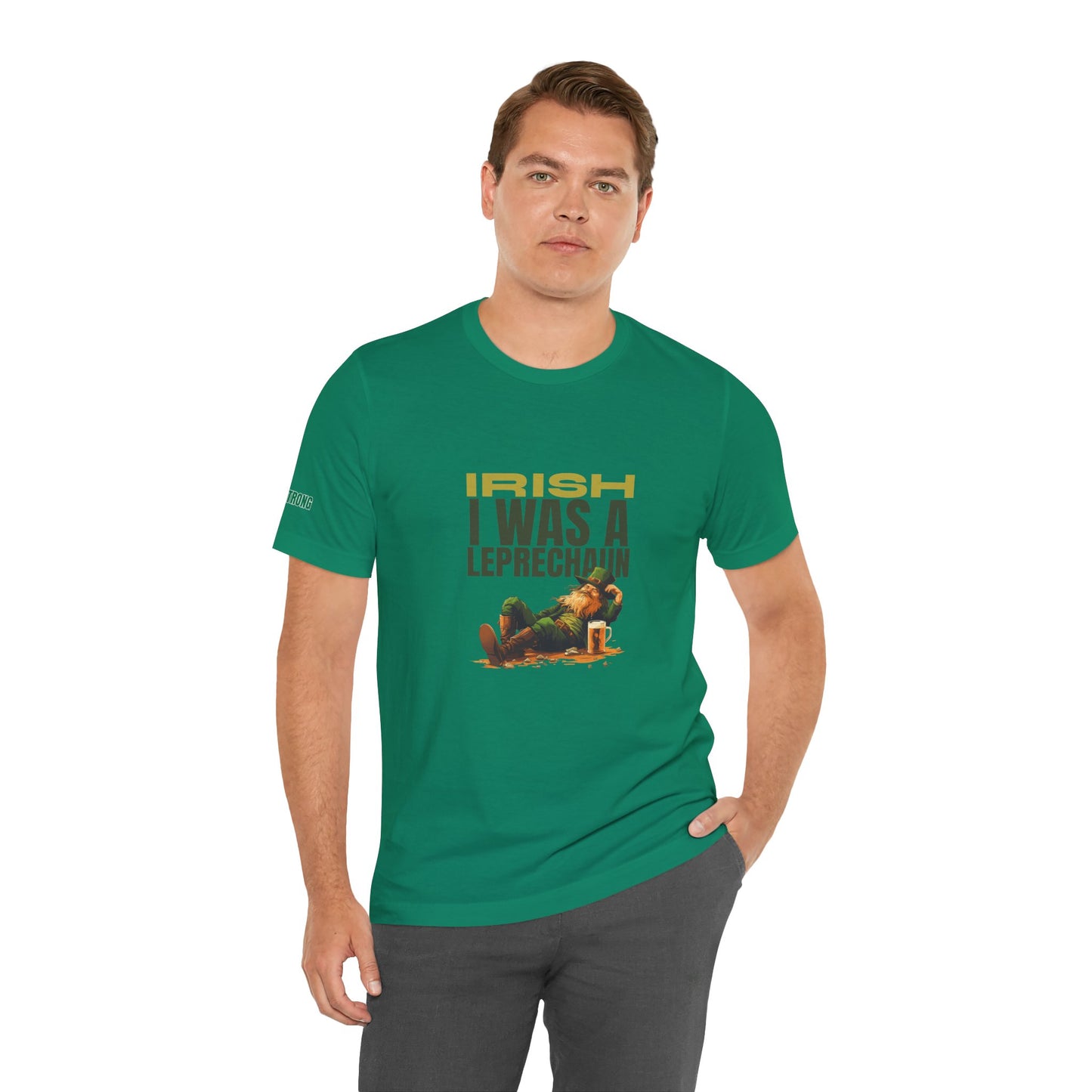 Irish I Was a Leprechaun – Funny St. Patrick’s Day Beer T-Shirt