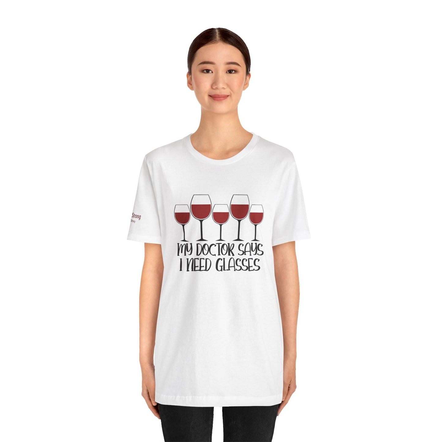 A Glass a Day – The Wine Lover’s Motto Tee