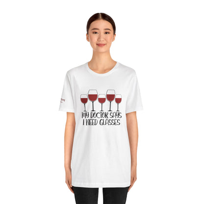 A Glass a Day – The Wine Lover’s Motto Tee