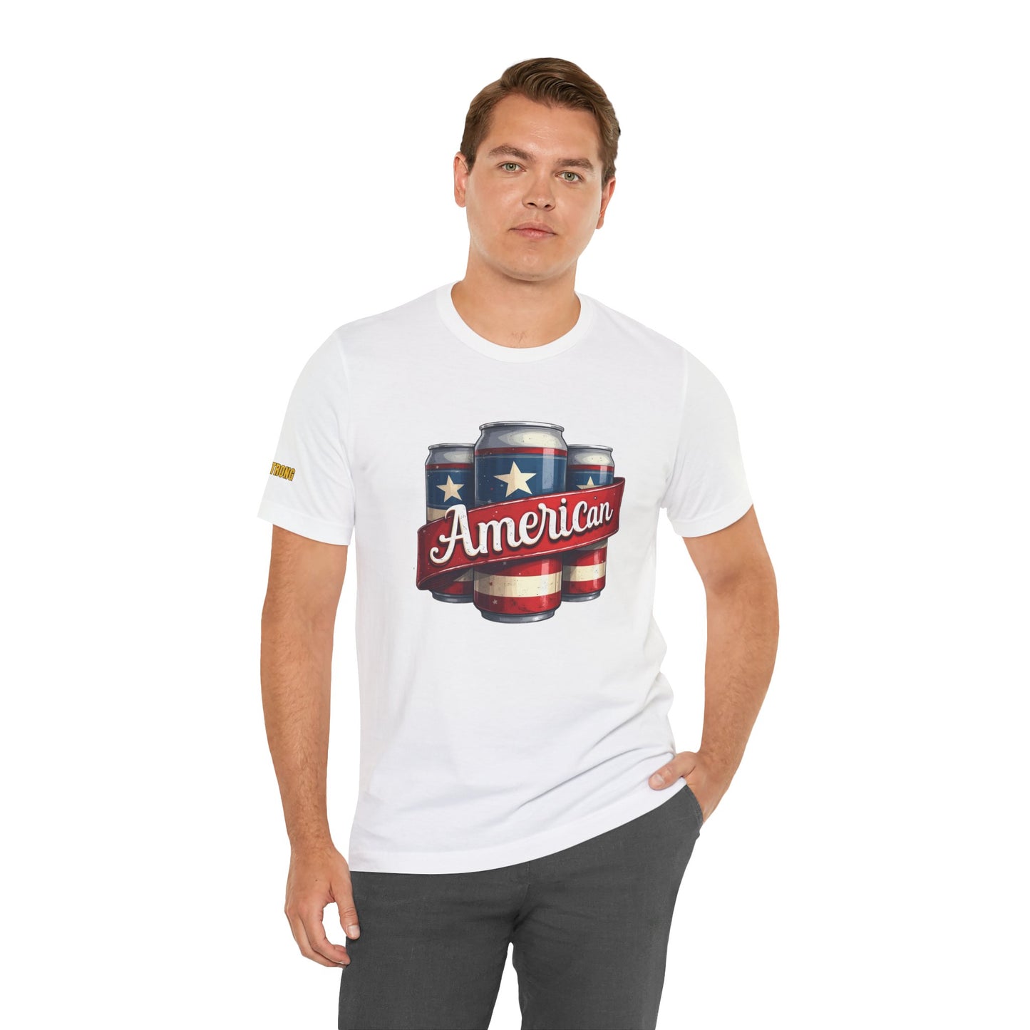 American Beer Can – Funny Patriotic 4th of July T-Shirt