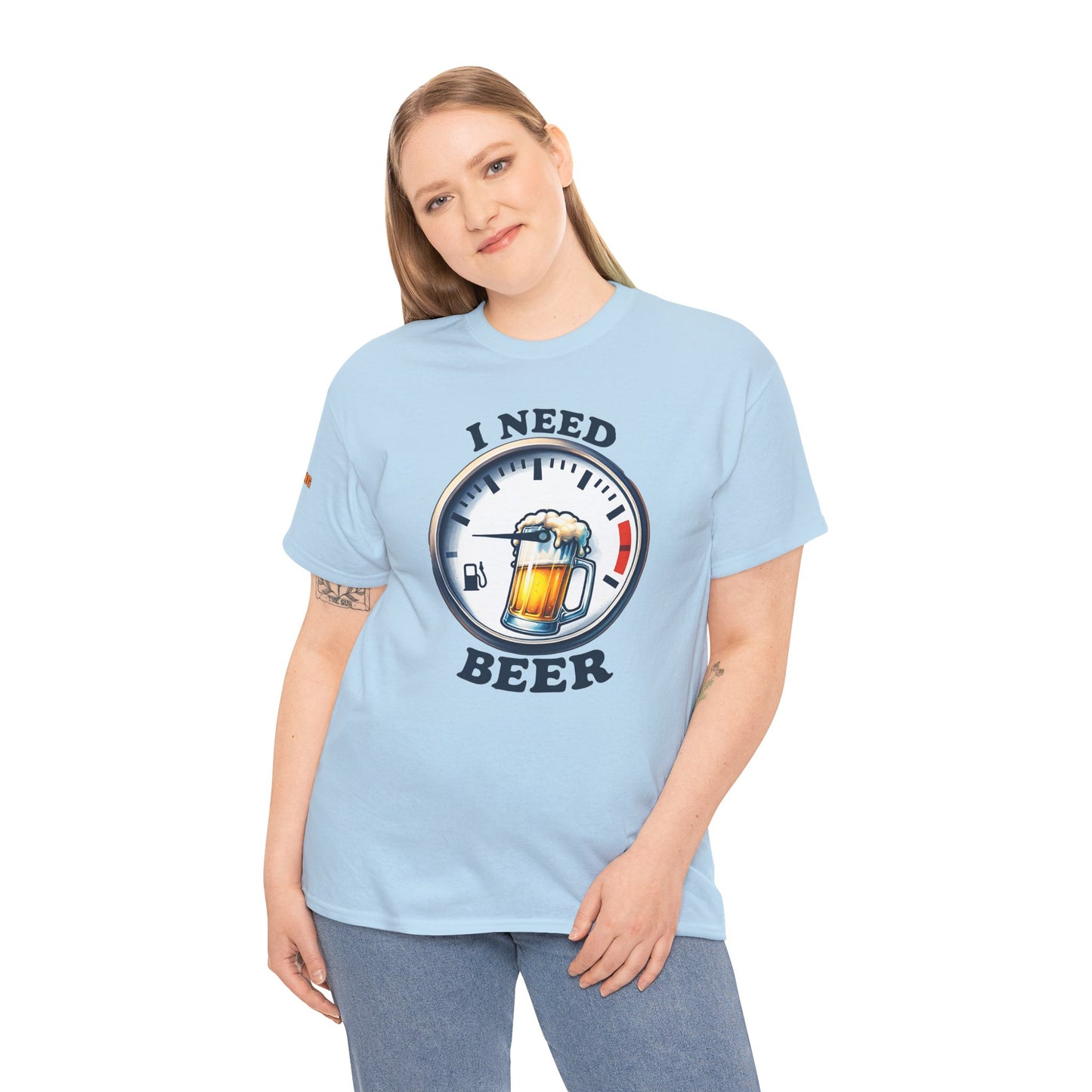 I Need Beer - My Gauge is Low T-Shirt