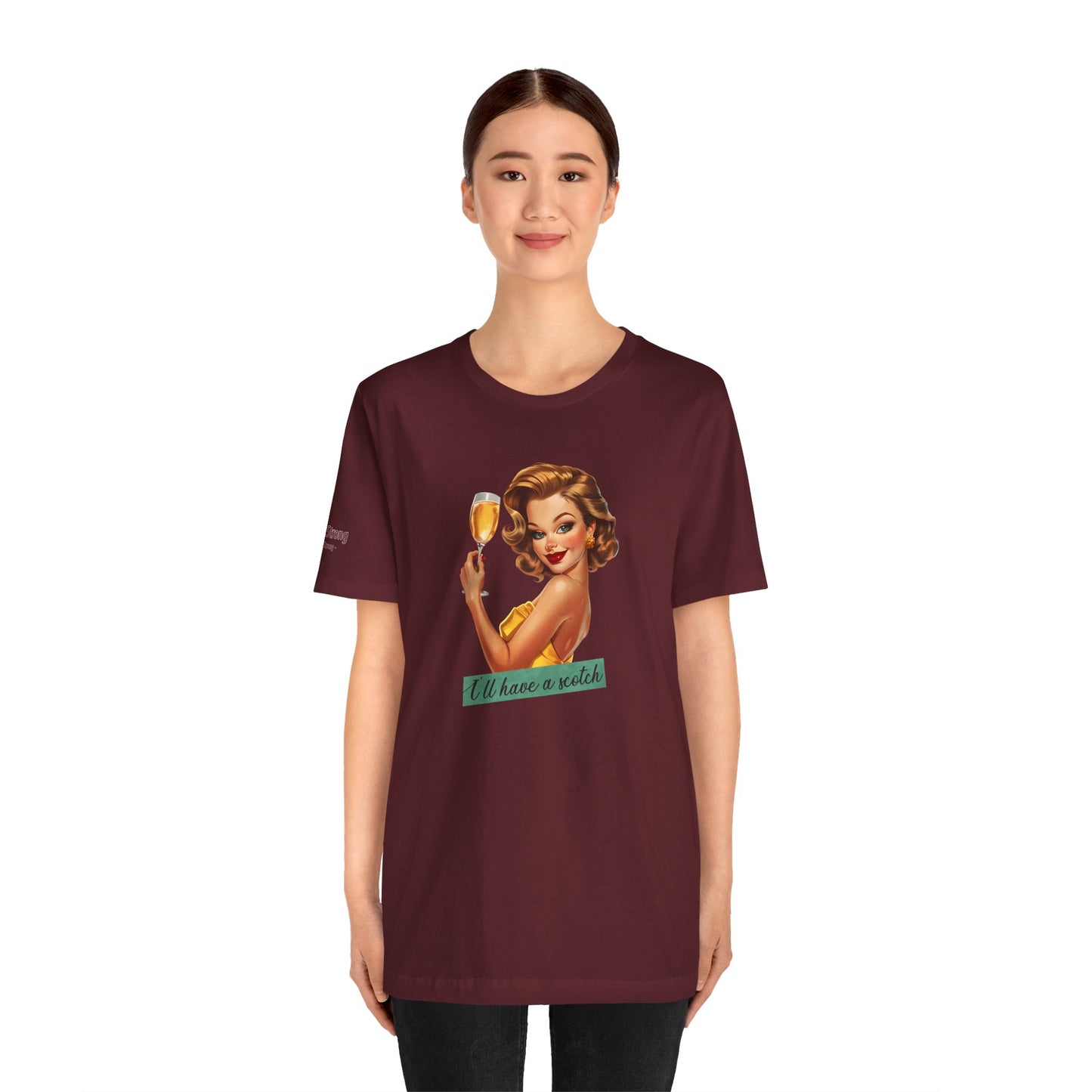 Vintage Glam Classy & Bold – I'll Have a Scotch Tee