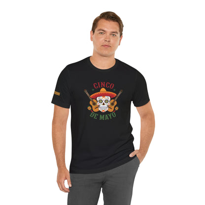 Cinco De Mayo Fiesta Skull T-Shirt