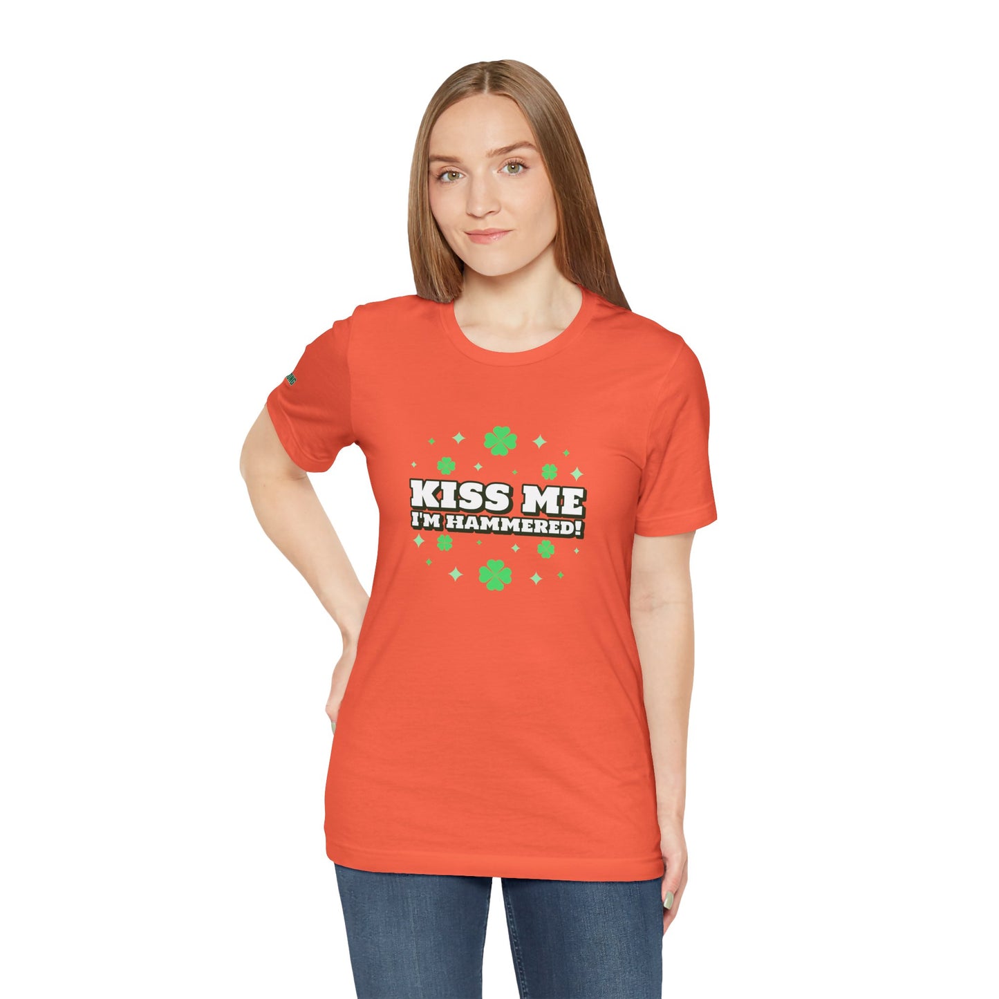 Kiss Me, I’m Hammered – Funny St. Patrick’s Day Drinking Shirt