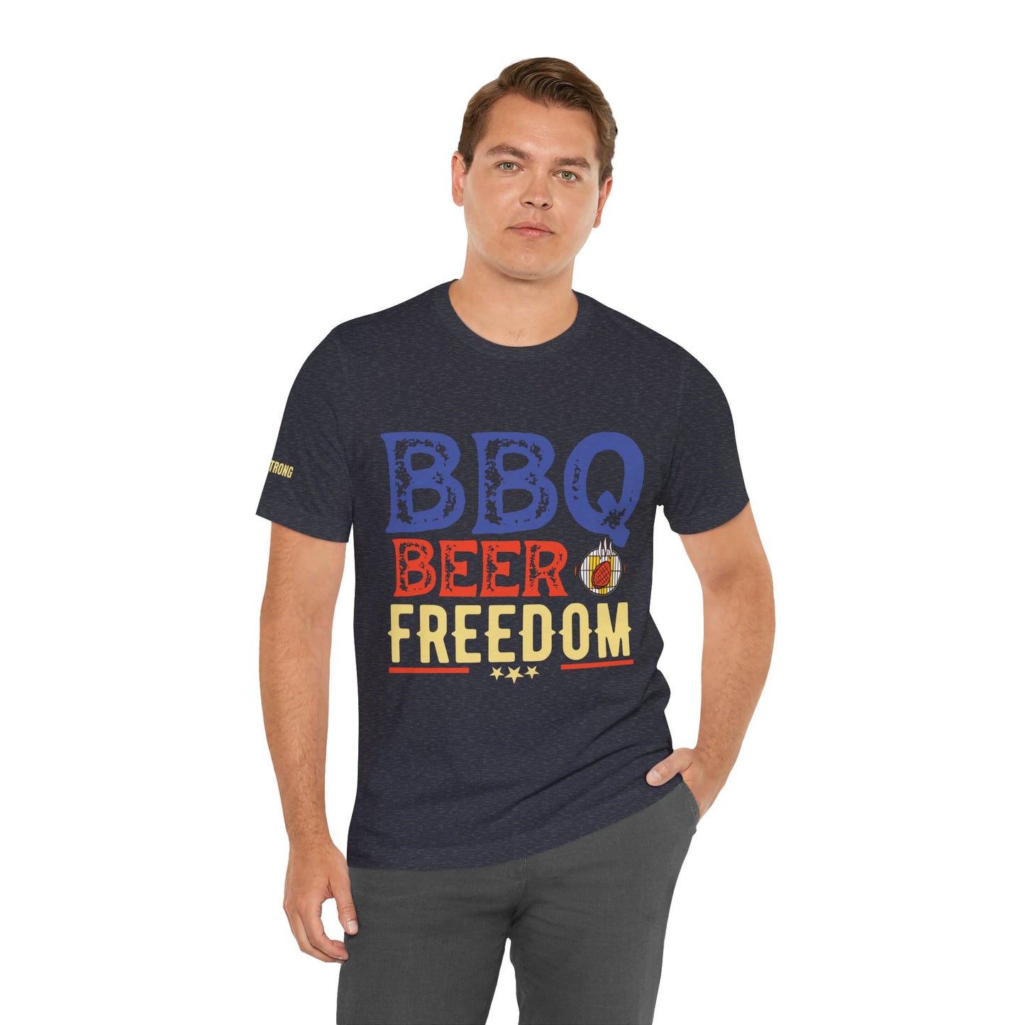 BBQ, Beer & Freedom – The True American Essentials T-Shirt