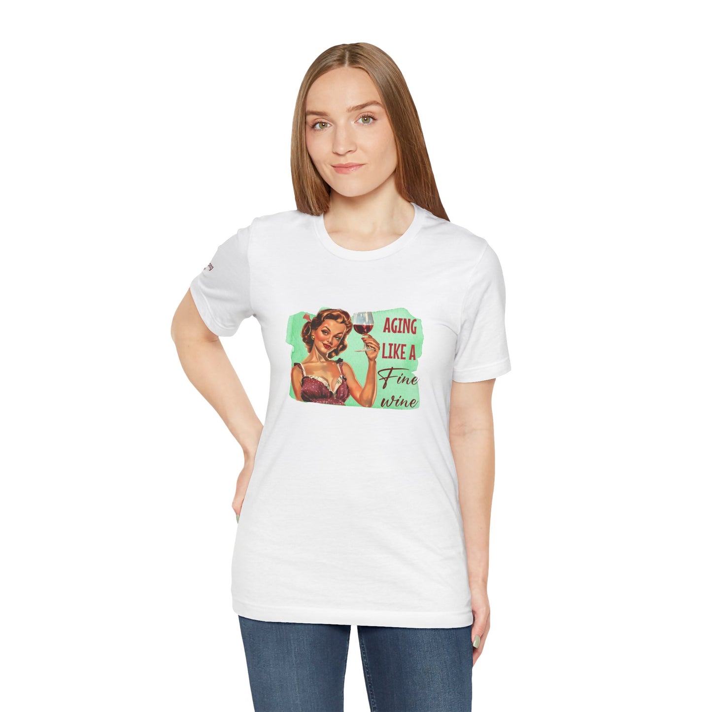 Vintage Glam Aging Like a Fine Wine Tee