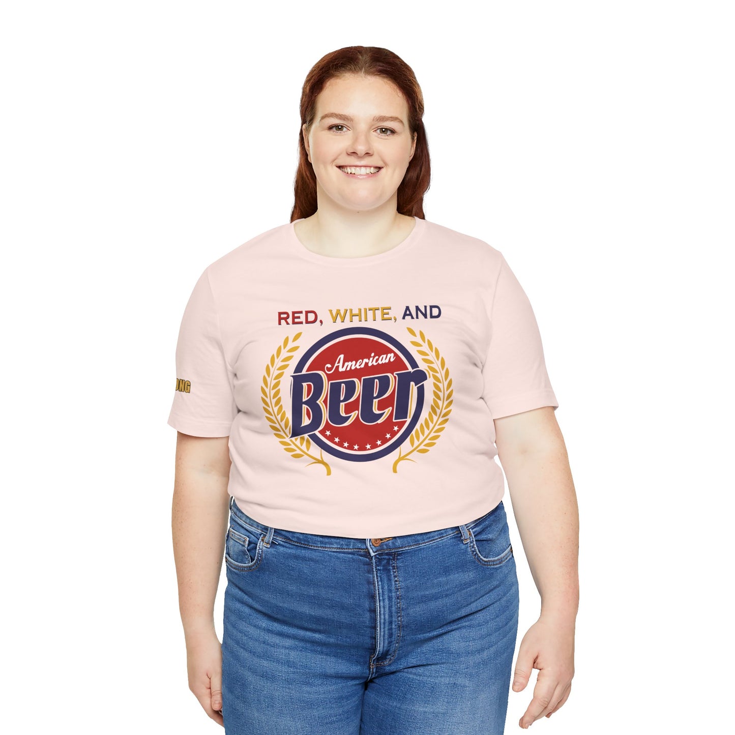 Red, White, and American Beer T-Shirt