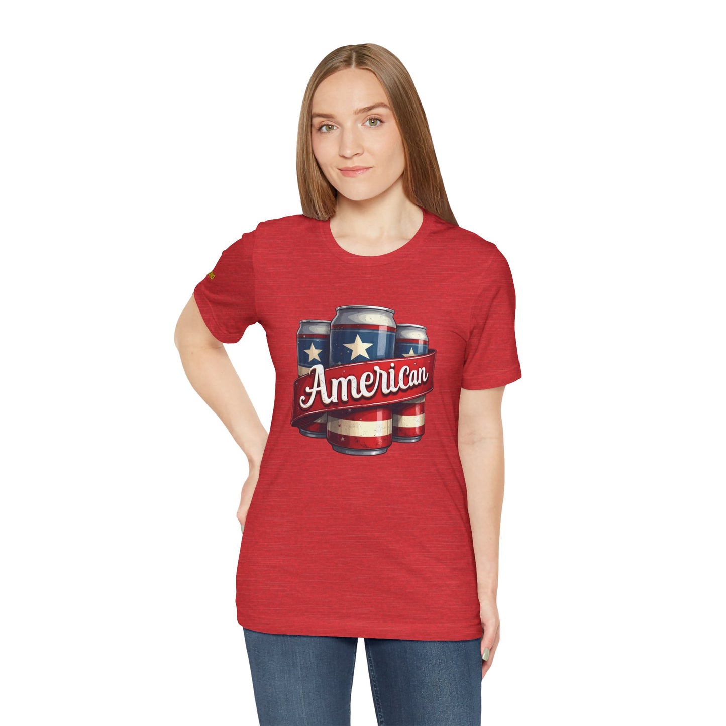 American Beer Can – Funny Patriotic 4th of July T-Shirt