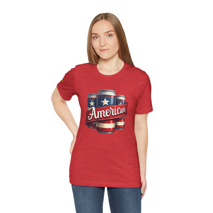 American Beer Can – Funny Patriotic 4th of July T-Shirt