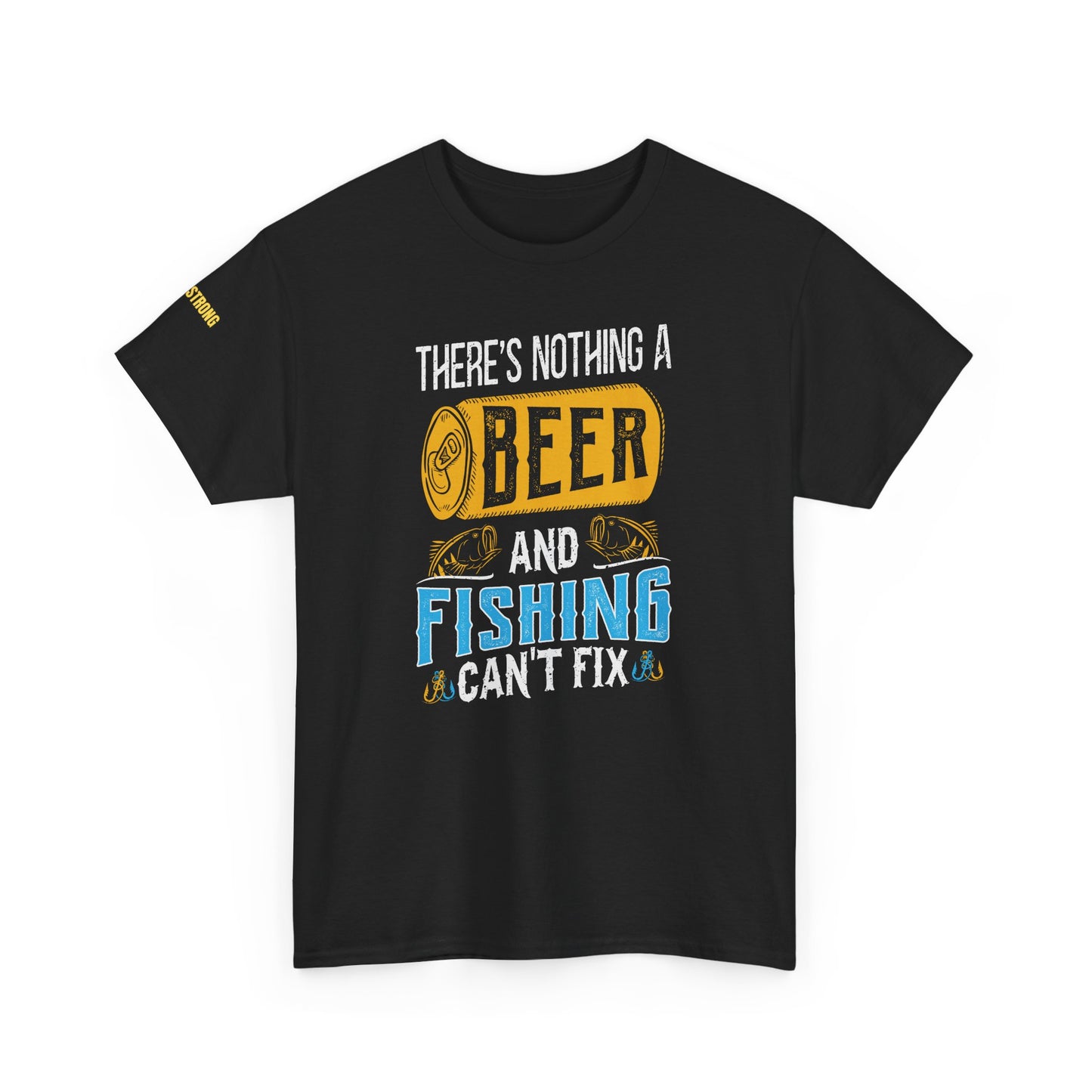 There’s Nothing a Beer and Fishing Can’t Fix – The Perfect Tee for Beer-Loving Fishing Lovers
