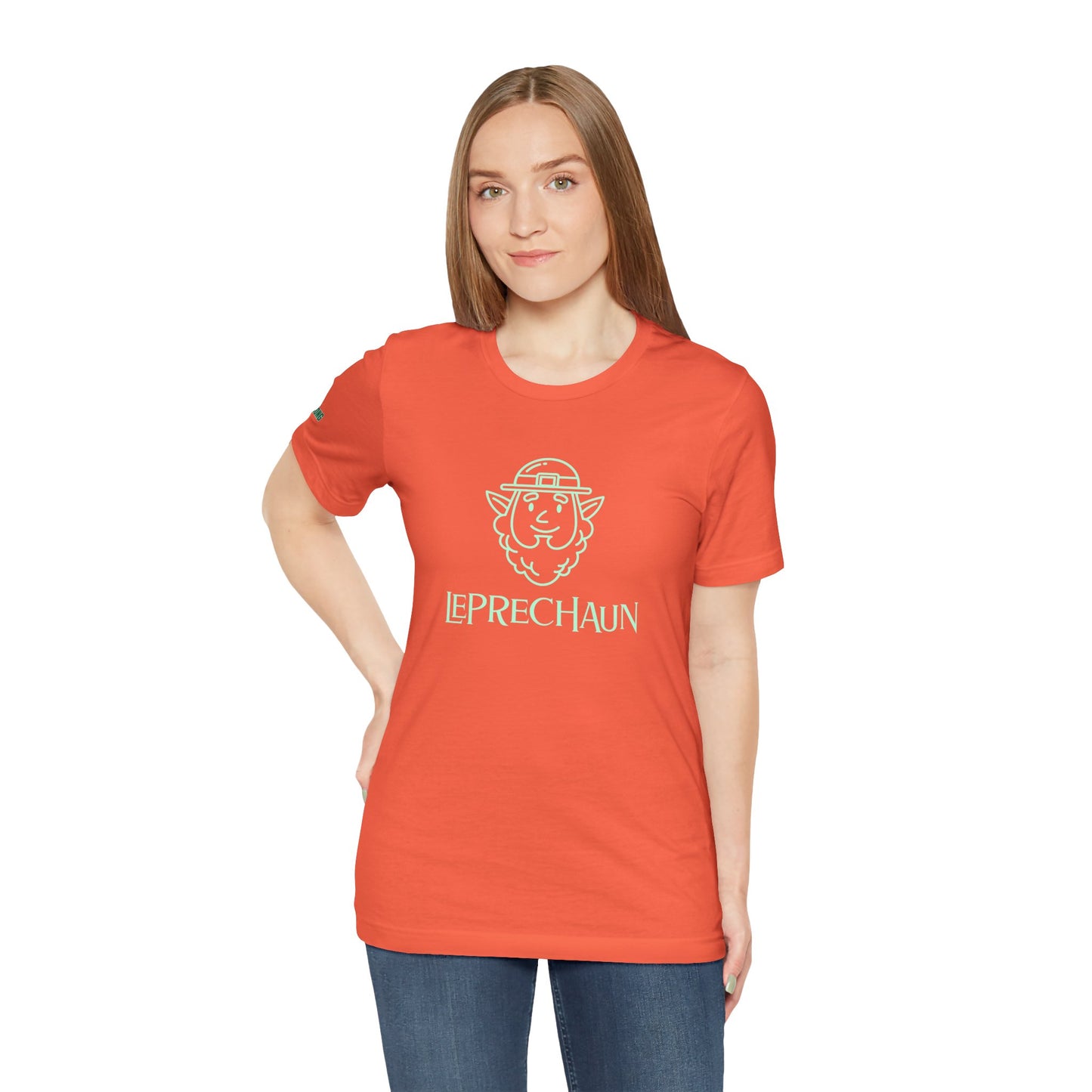 Leprechaun Outline Tee – Subtle Luck, Maximum Style