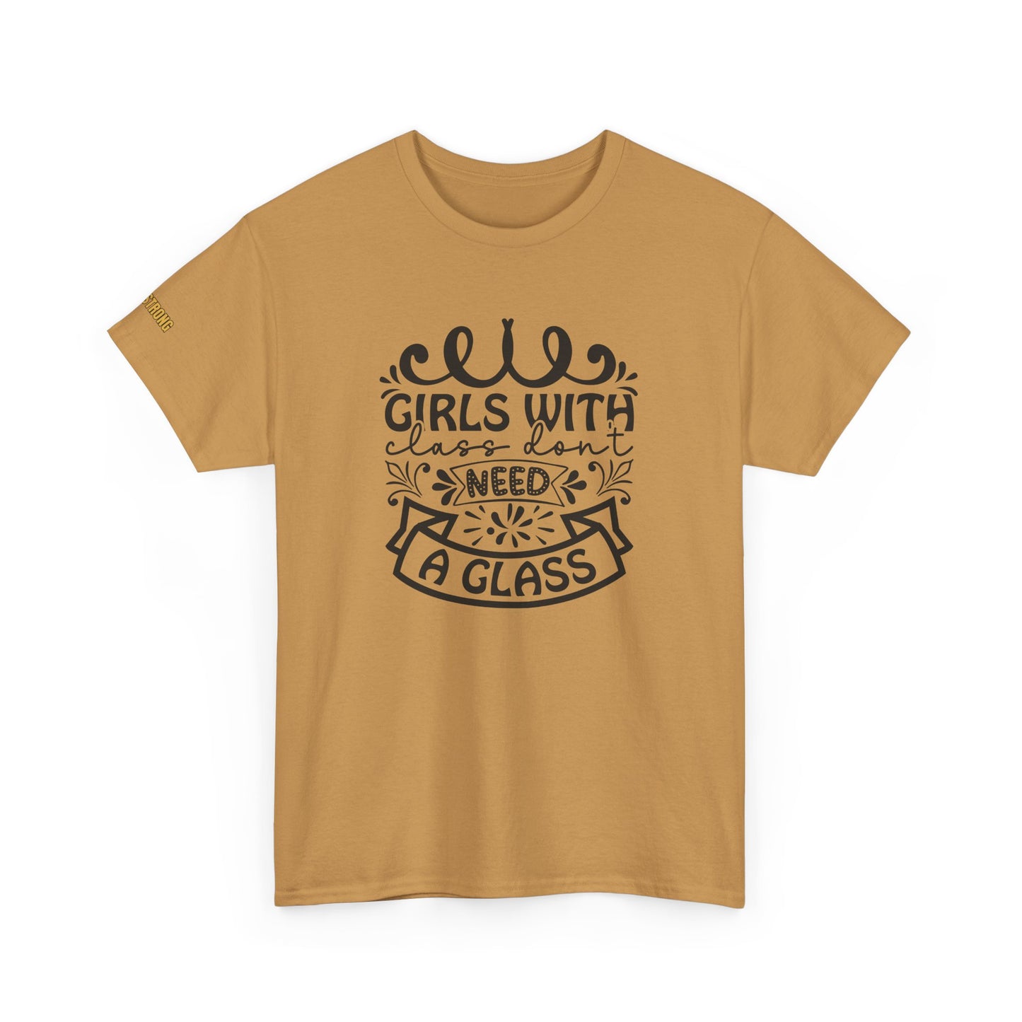 Girls With Class Don’t Need a Glass T-Shirt