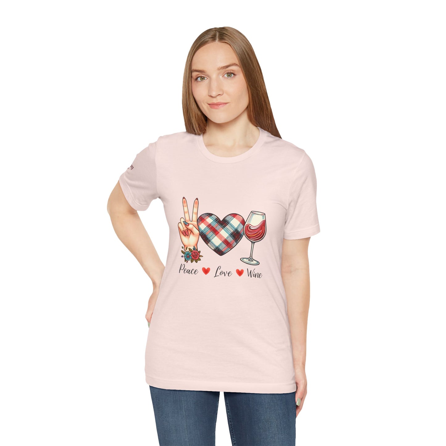Peace, Love, Wine T-Shirt