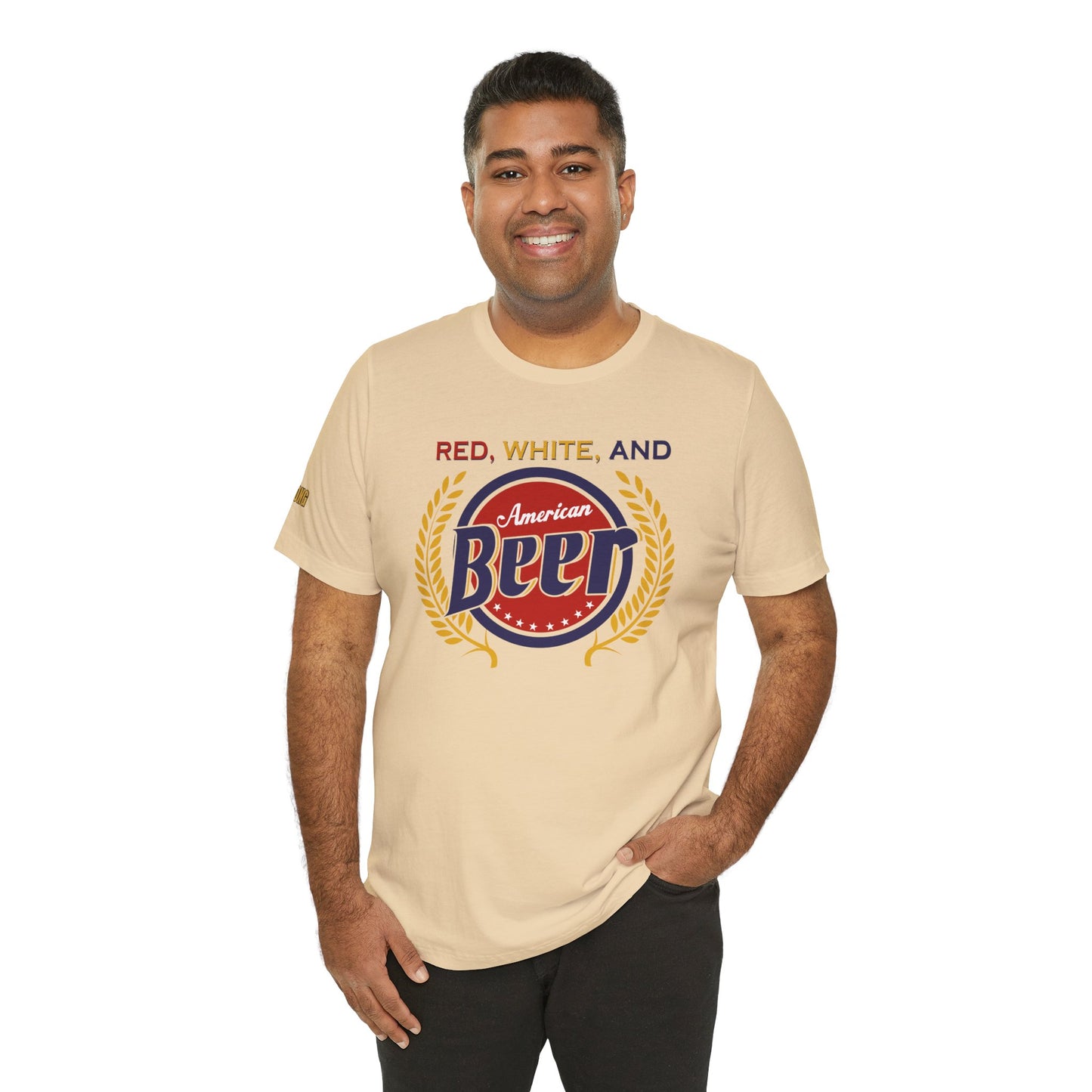 Red, White, and American Beer T-Shirt