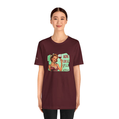 Vintage Glam Aging Like a Fine Wine Tee
