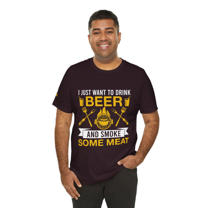 Drink Beer & Smoke Meat – The Ultimate BBQ T-Shirt