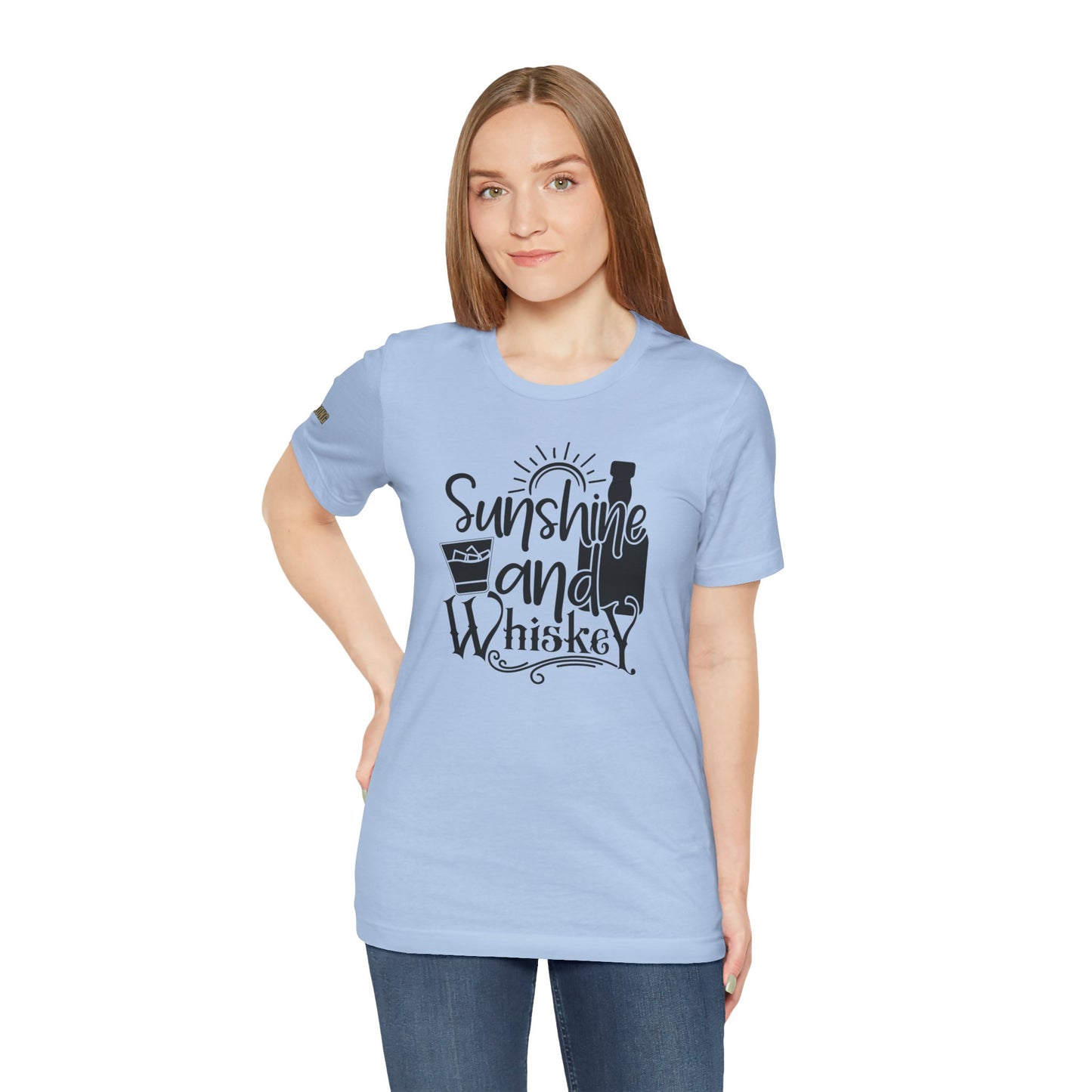 Sunshine and Whiskey Funny Drinking T-Shirt