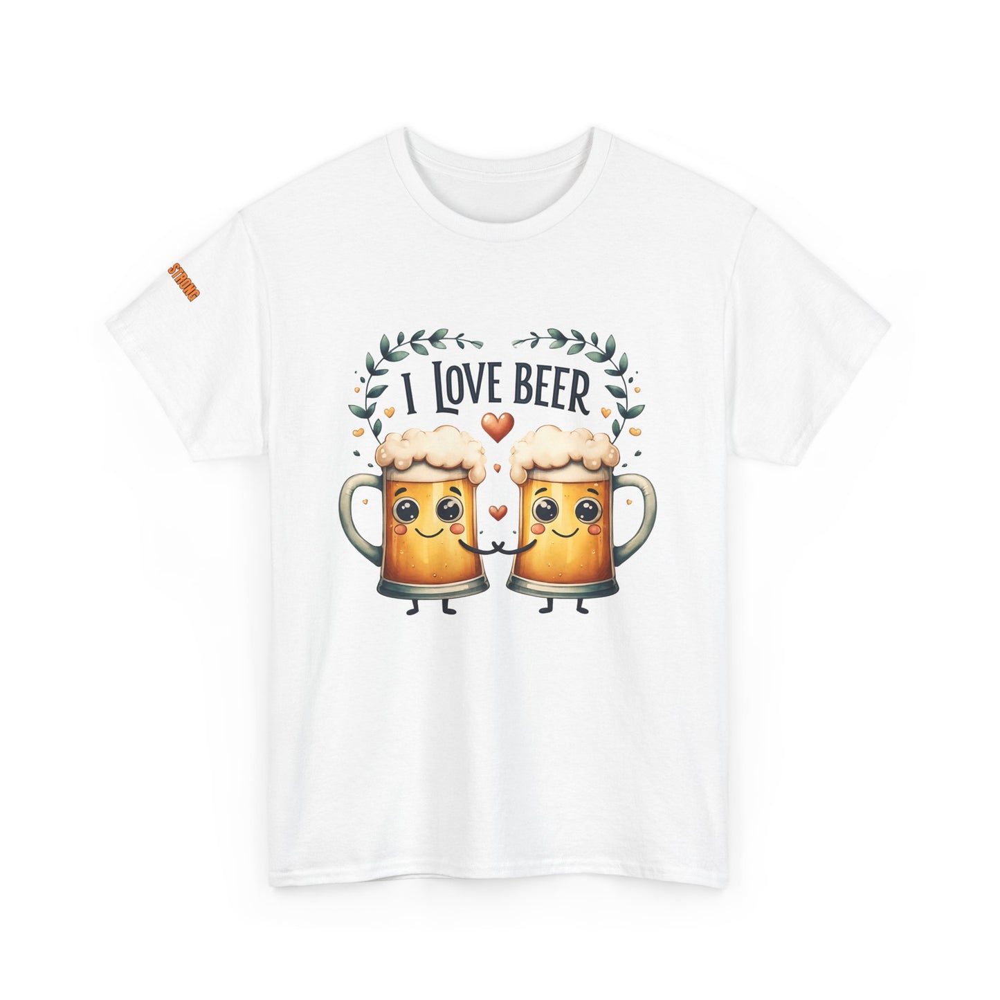 I Love Beer in All My Heart T-Shirt